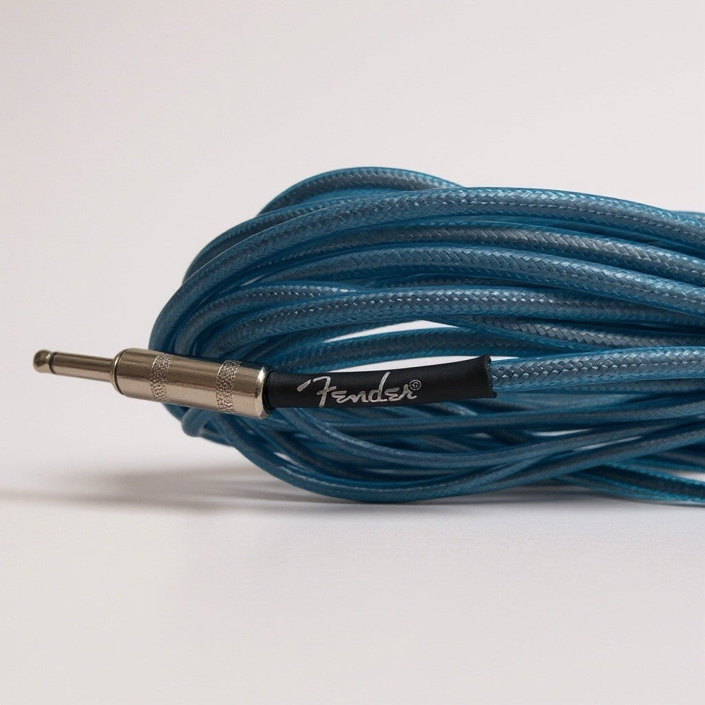 Fender California Cable - 20', Lake Placid Blue