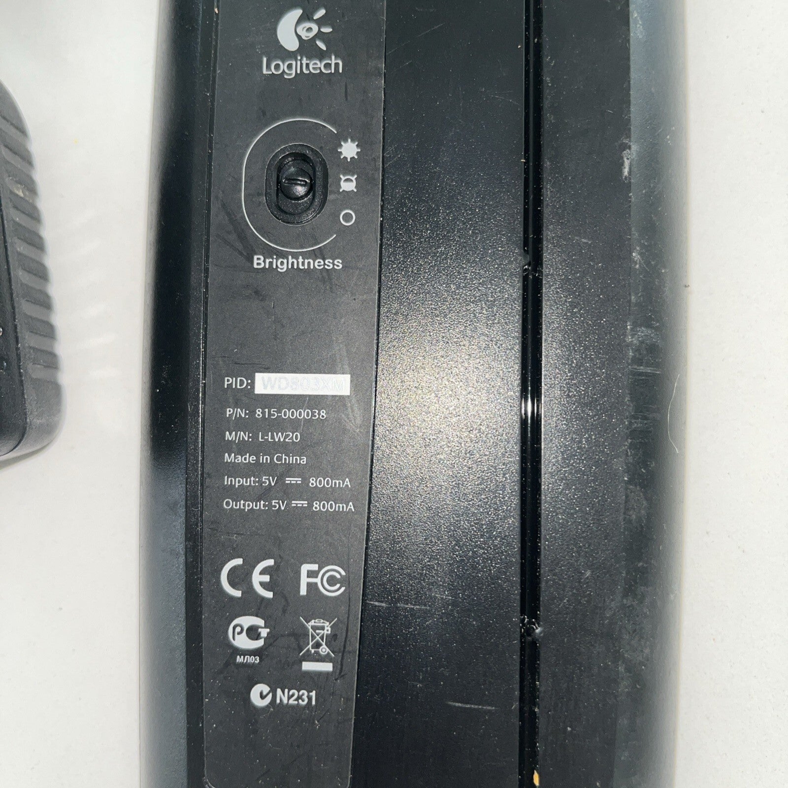 L-LW20 815-000038 Logitech Harmony One Charging Base Cradle Charger