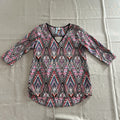 Dina Be Shirt Womens Small geometrical Aztec design