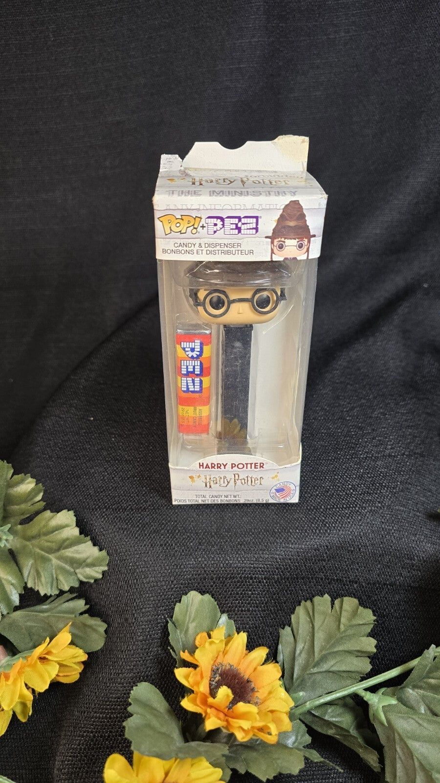 HARRY POTTER with SORTING HAT Funko Pop Pez Figure  Candy Dispenser NEW SEALED