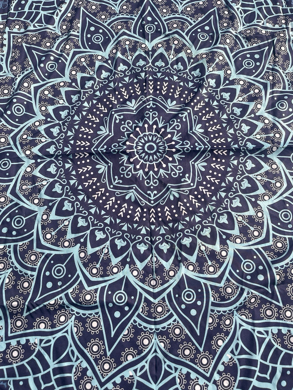 Tapestry mandala celestial Trippy Psychedelic 50.5 X 55.5