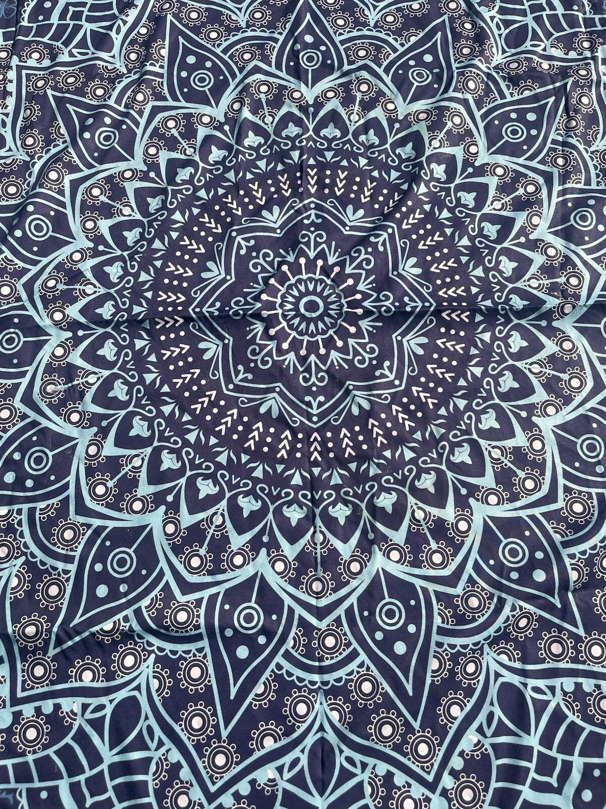 Tapestry mandala celestial Trippy Psychedelic 50.5 X 55.5