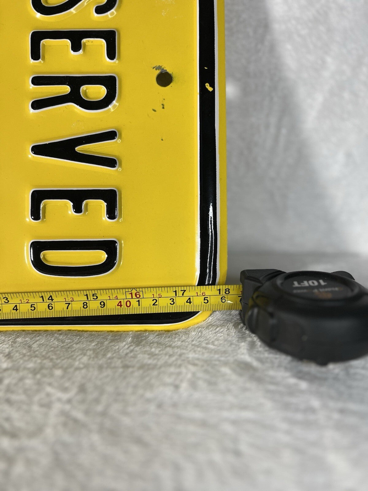 Hawkeyes  Reserved Parking Sign Indoors Or Outdoors