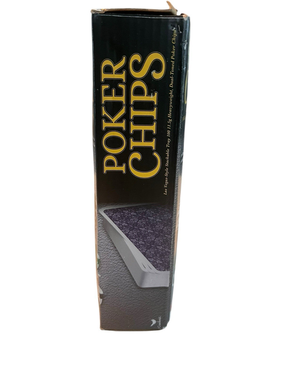 NIB Poker Chips Las Vegas Style Stackable Tray 100 11.5g Heavy Weight NEW