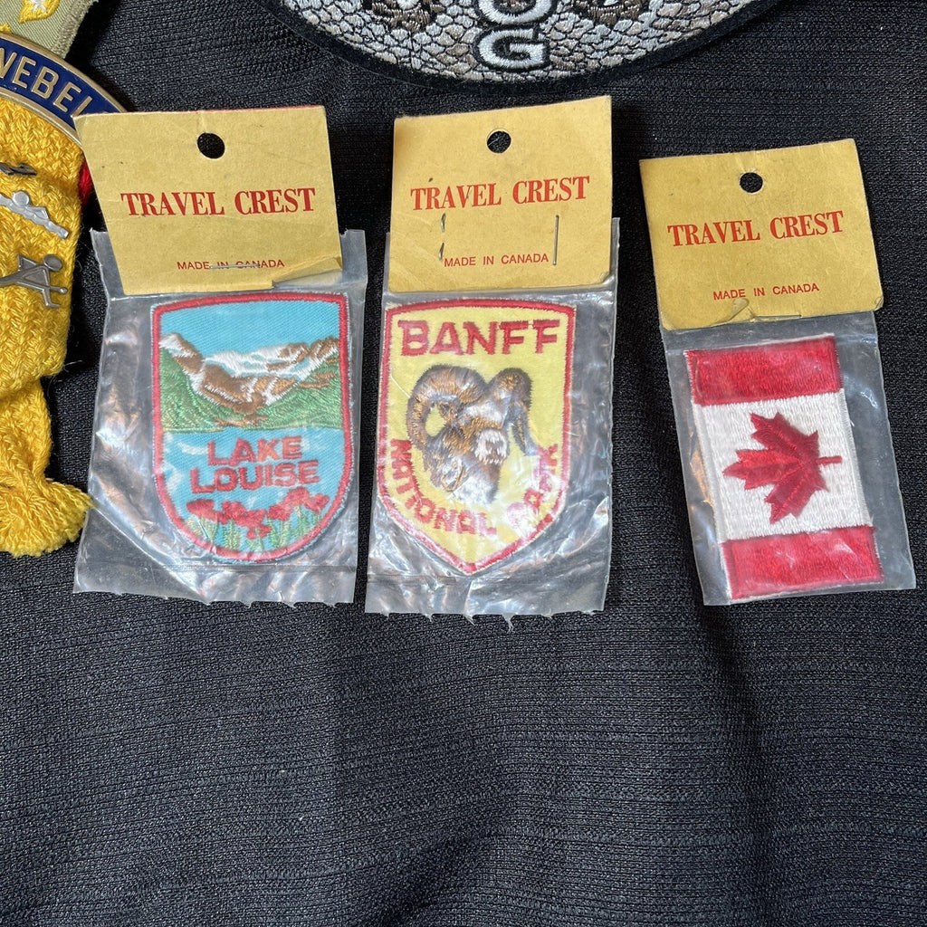 Assorted Patch Collection . Iron On And Sew On
