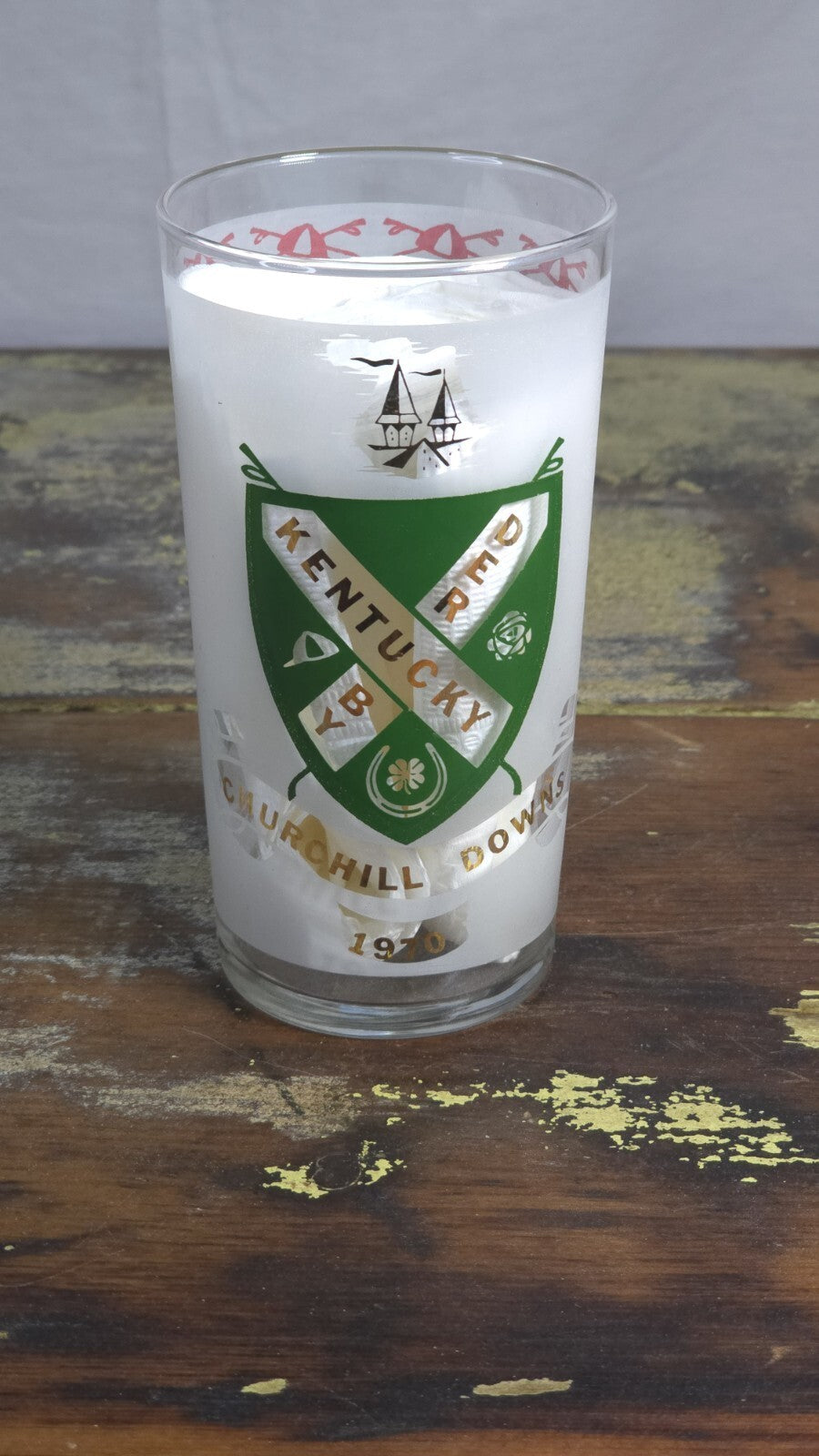 Vintage 1970 Kentucky Derby Official MINT Julep Glass - Churchill Downs M896