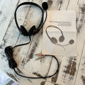 HS-GEN-C Stereo Communication Wired Headset with Microphone Nuance Dragon Cord