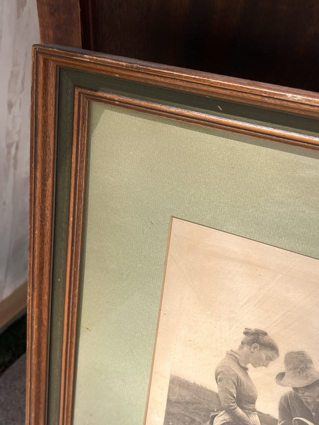 Potato Gathering August Hagborg, Framed Reprint