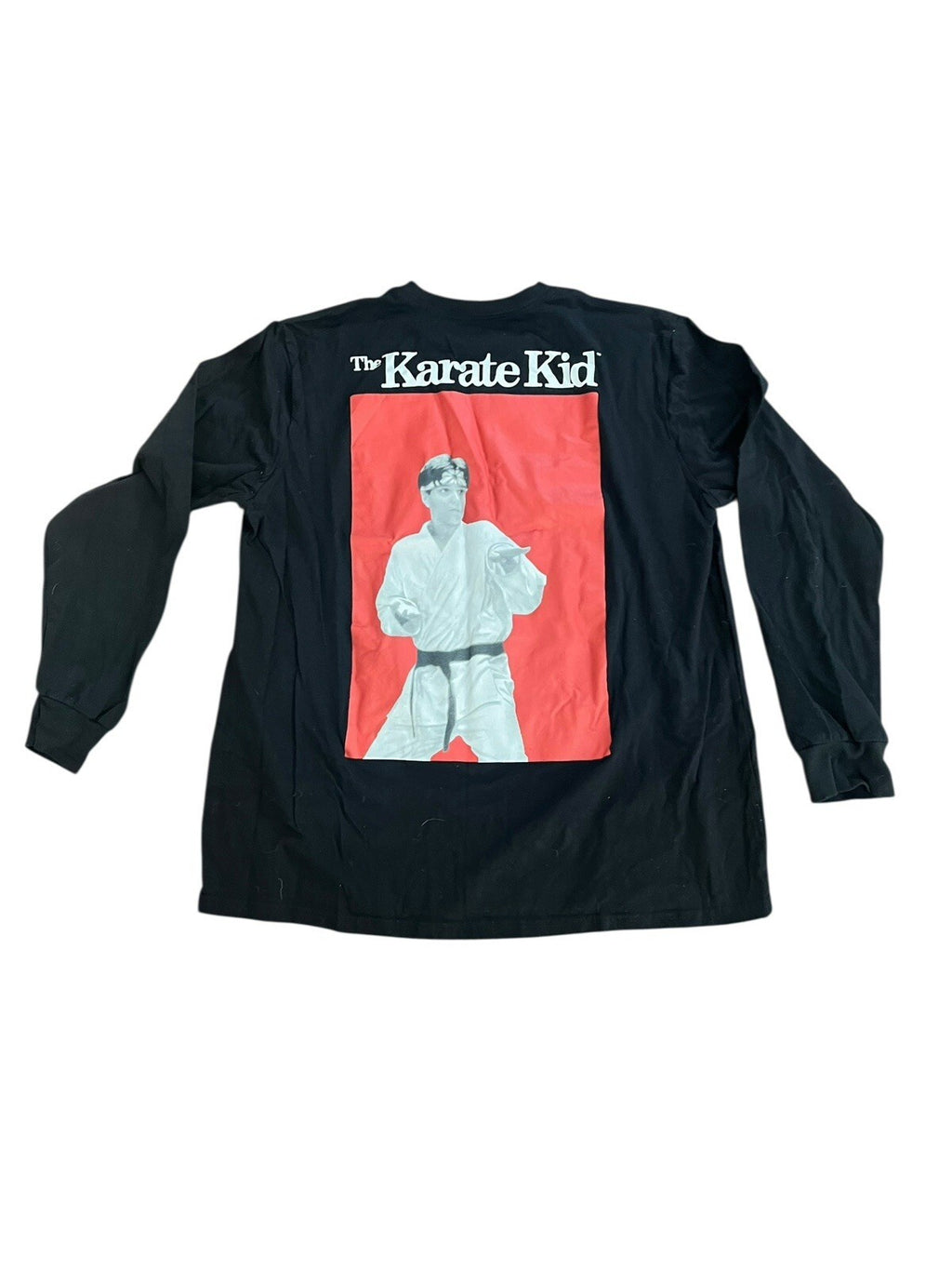 Chemistry The Karate Kid Movie Graphic Tee Black Long Sleeve T-Shirt Men's XL