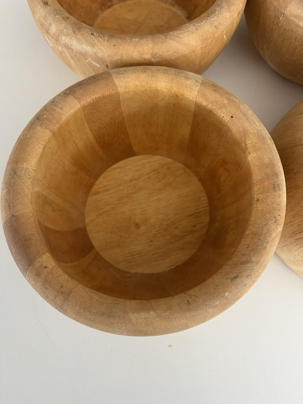Crate And Barrel Wooden Salad Bowl Made In Thailand