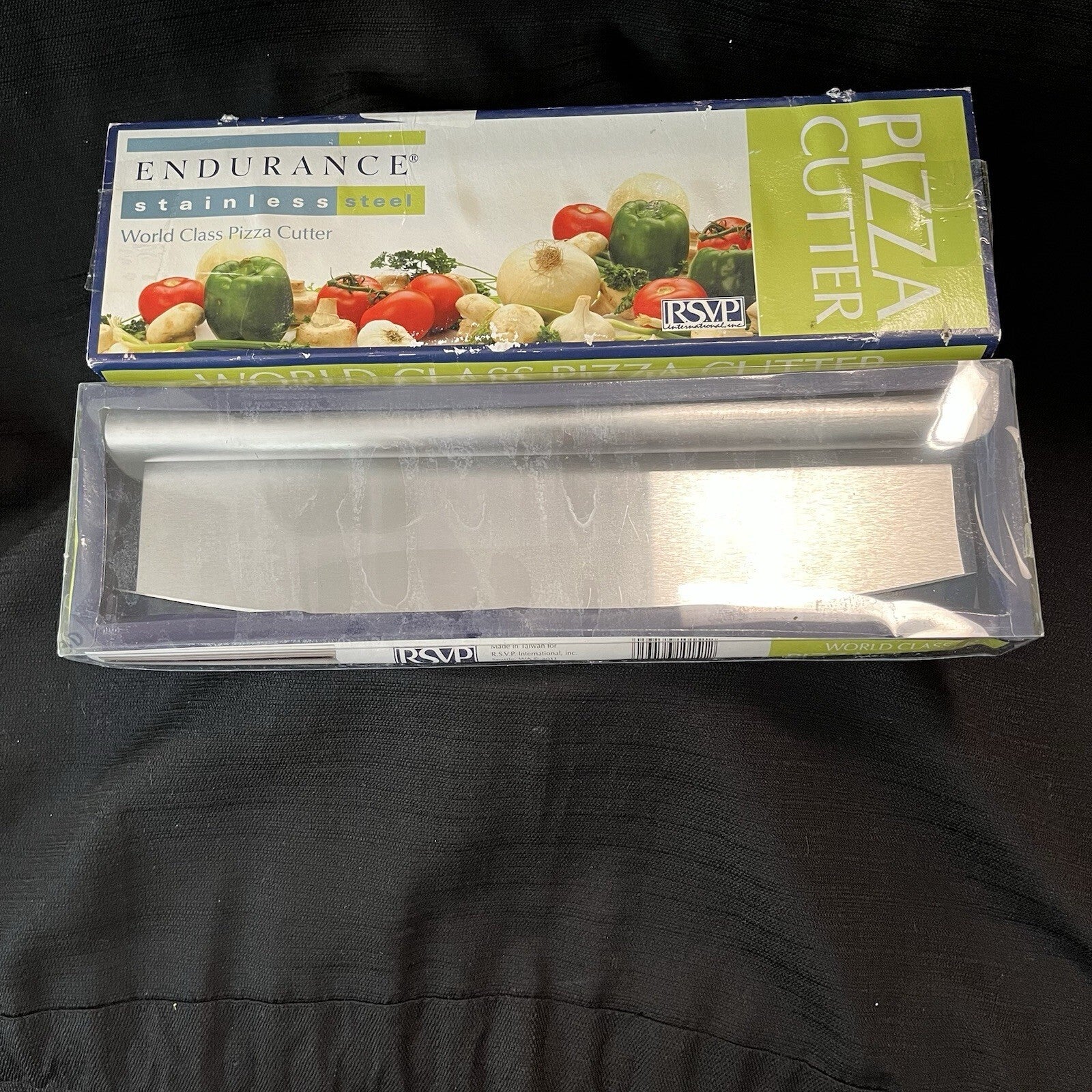 EUC RSVP Endurance Original World Class Rocker Style 14" Stainless Pizza Cutter