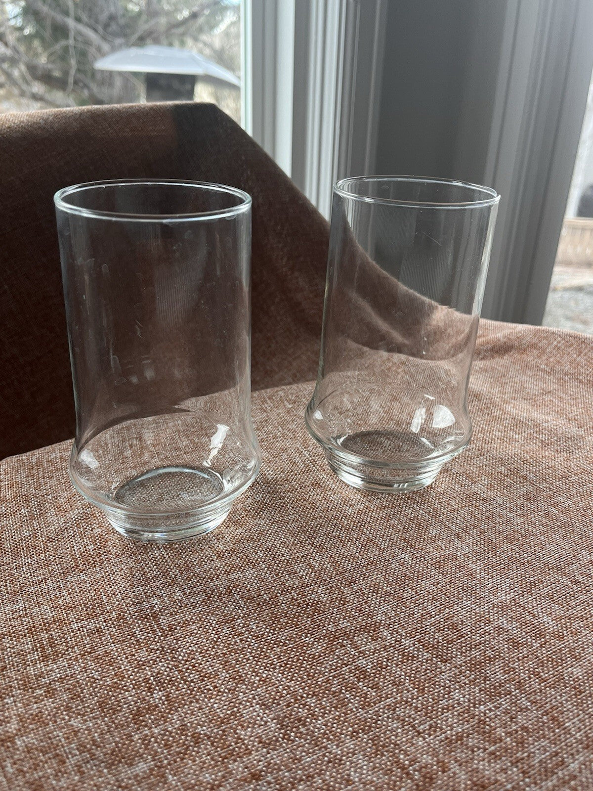 Vintage clear Libby glasses 5 1/2 inches tall