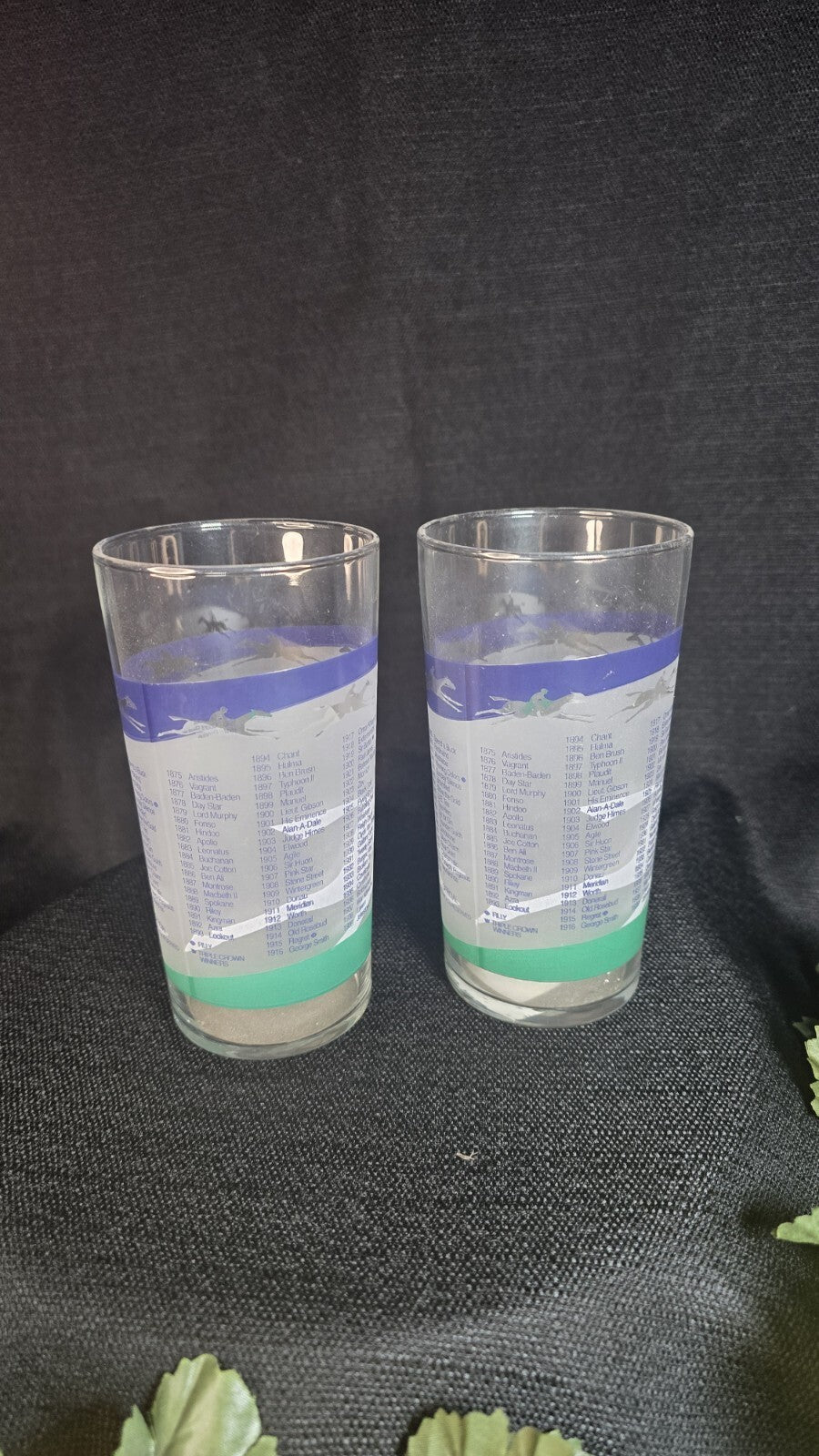 2002 KENTUCKY DERBY Horse Racing Churchill Downs #128 "Mint Julep" Glass Tumbler