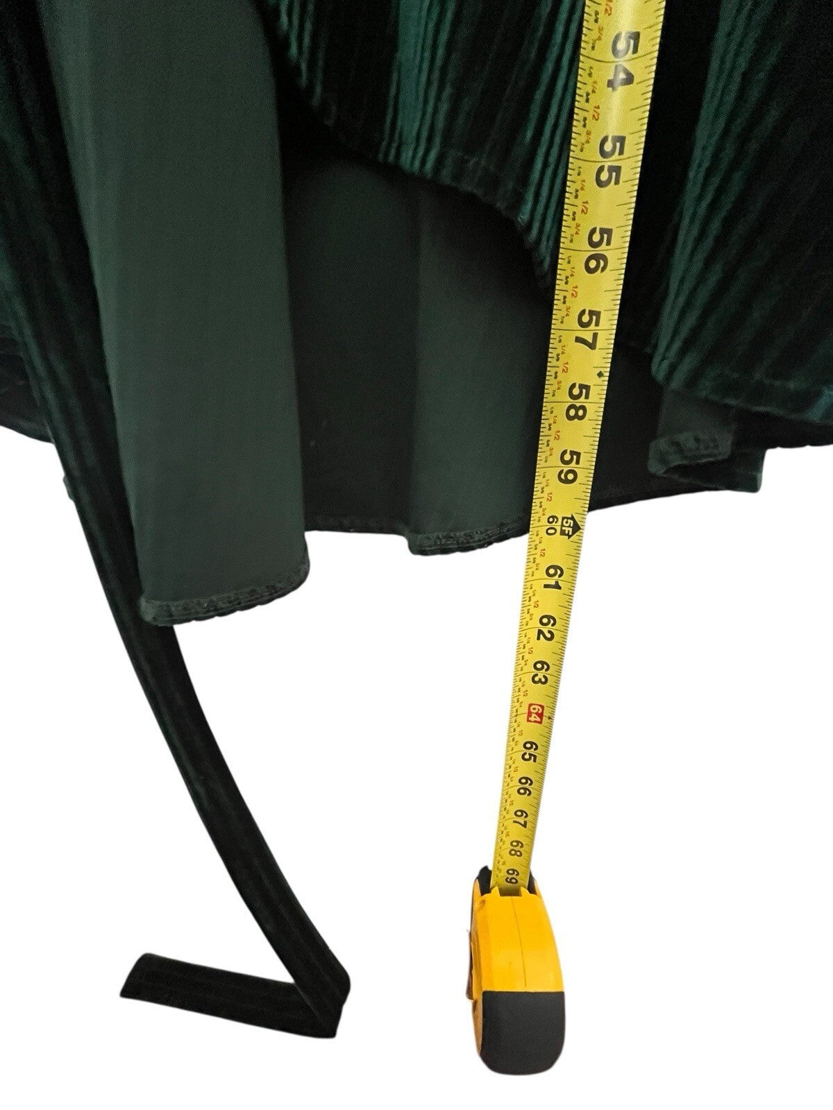 Baltic Born Andi Ribbed Velvet Wrap Dress in emerald green