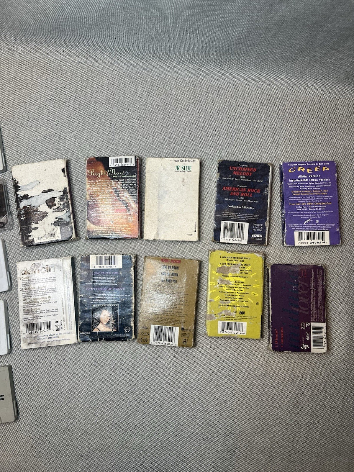 collection of audio cassette tapes from the 1980s and 1990. Mostly Singles