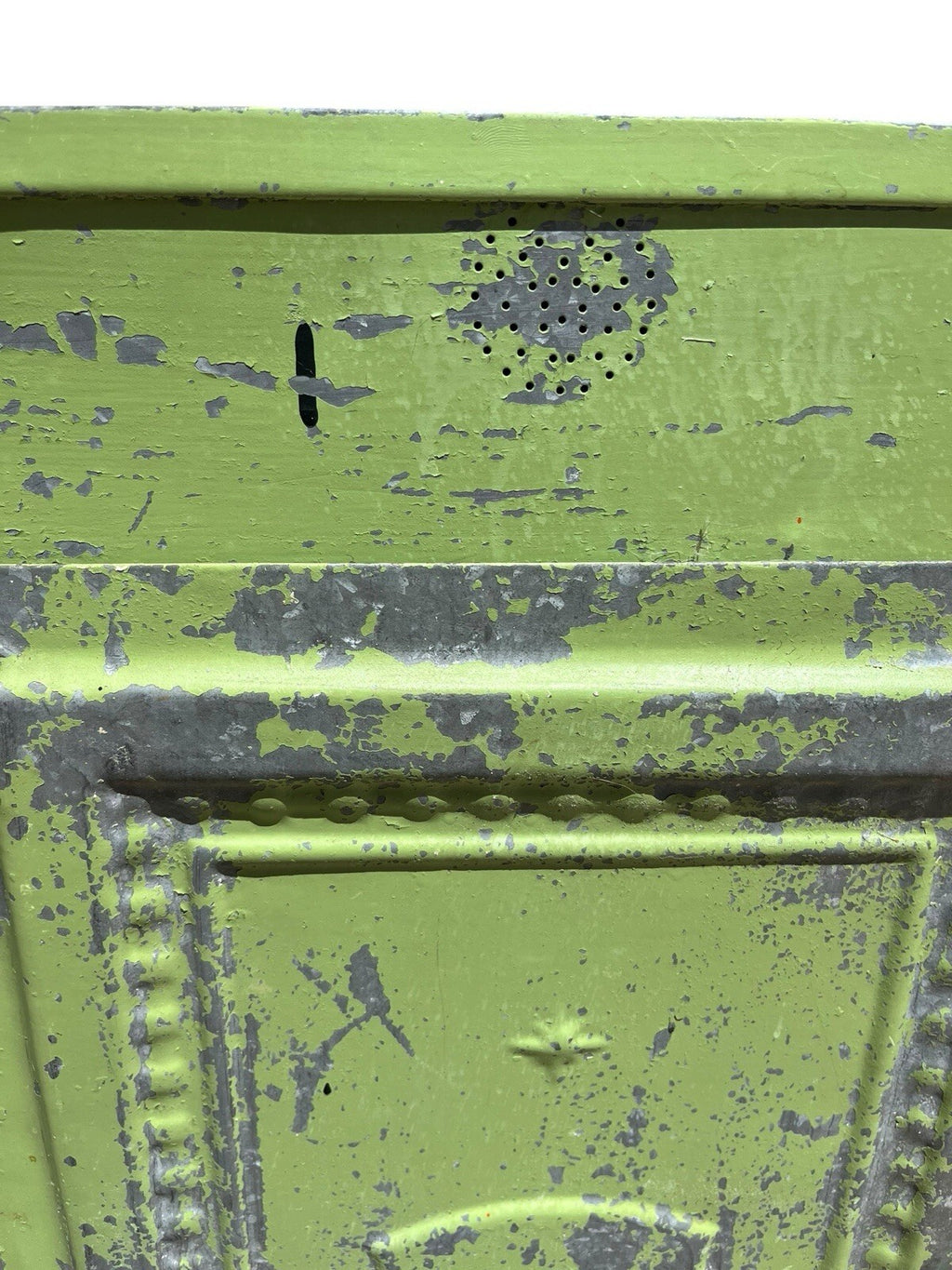 Antique Tin Home Comfort Bread & Cake Cabinet Vented 3 Tier Upright Pie Safe