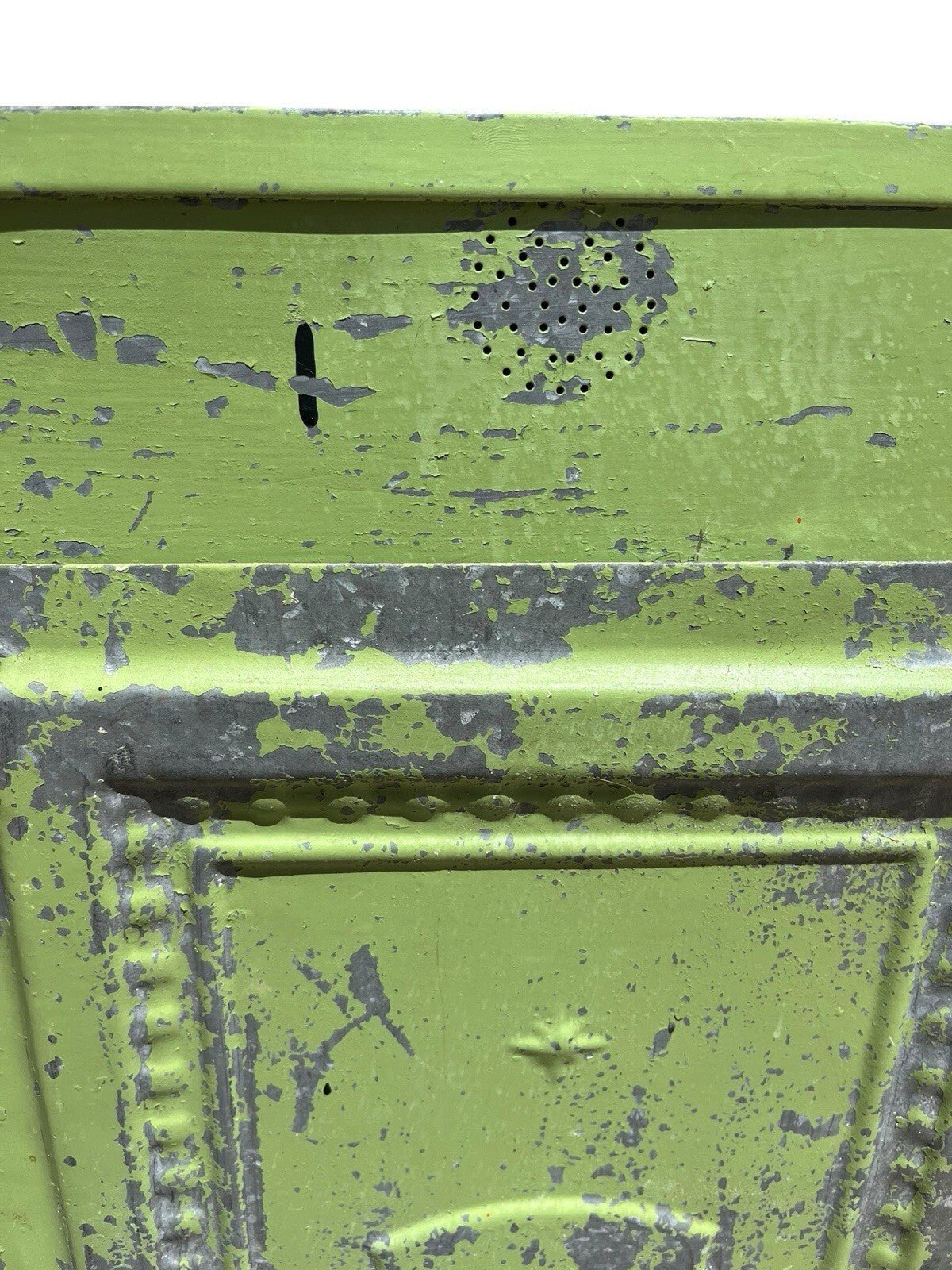 Antique Tin Home Comfort Bread & Cake Cabinet Vented 3 Tier Upright Pie Safe