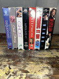 VHS Movies, Lot Of  8 Preowned Movies. Exterior package does have imperfections.