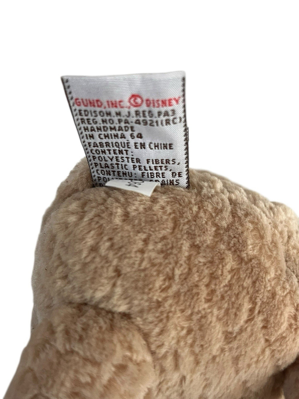 gund classic pooh mini plush stuffed animal bean bag