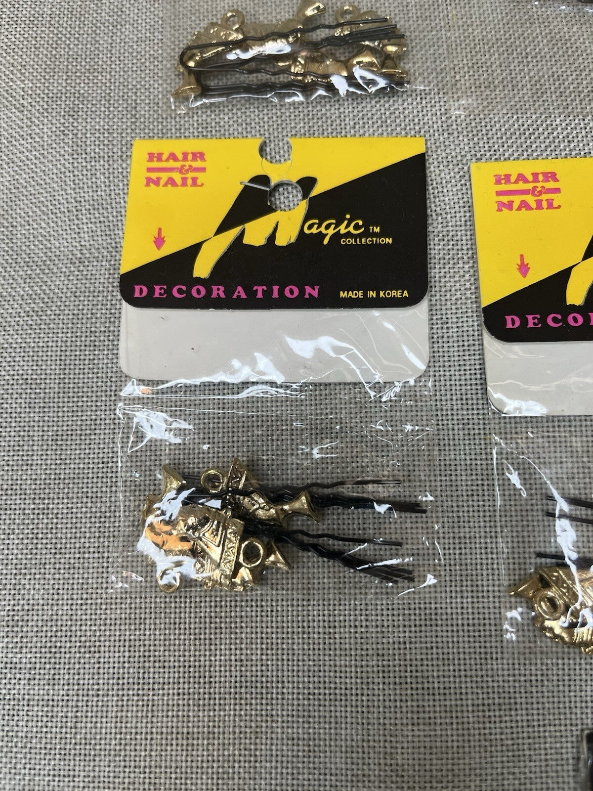 Y2K Hair Pins, Set of 7 Collection  Hair Accessories.Cleopatra & Stars, elephant