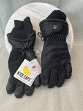 NWT N'ICE CAPS 3M Thinsulate Black Kids L/XL Snow Gloves