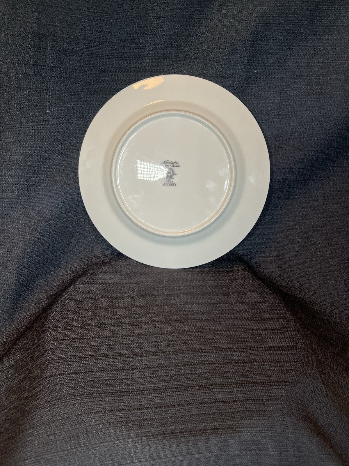 Noritake Ivory China "TULANE" 7562 Salad Plate 8 3/8" White Scrolls Gold Trim