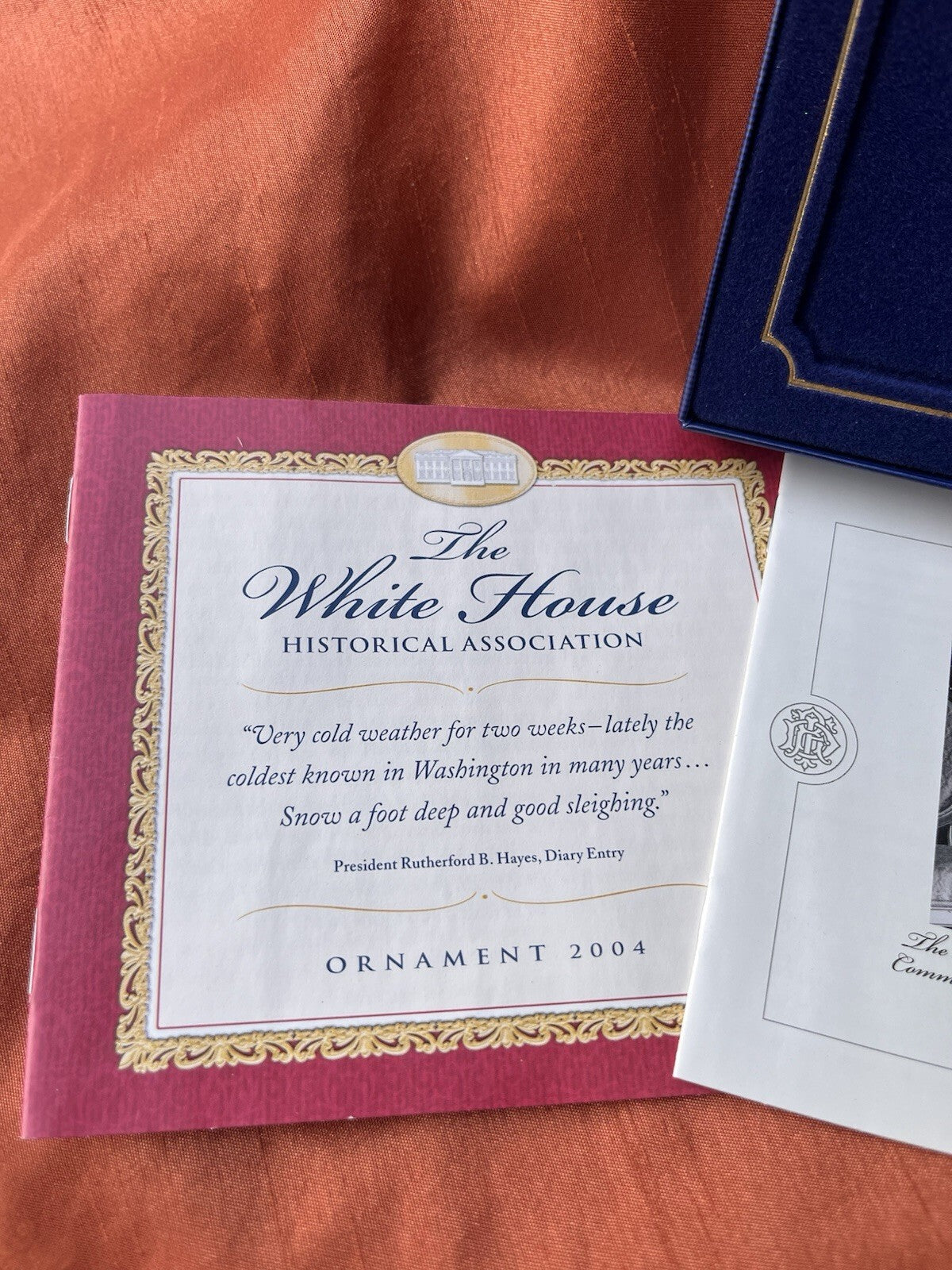The White House Historical Association Christmas Ornament 2004