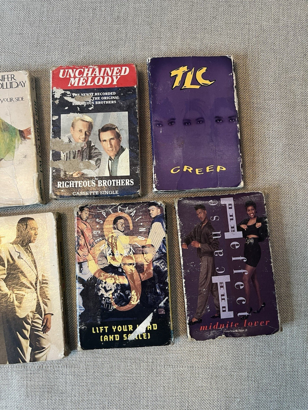 collection of audio cassette tapes from the 1980s and 1990. Mostly Singles
