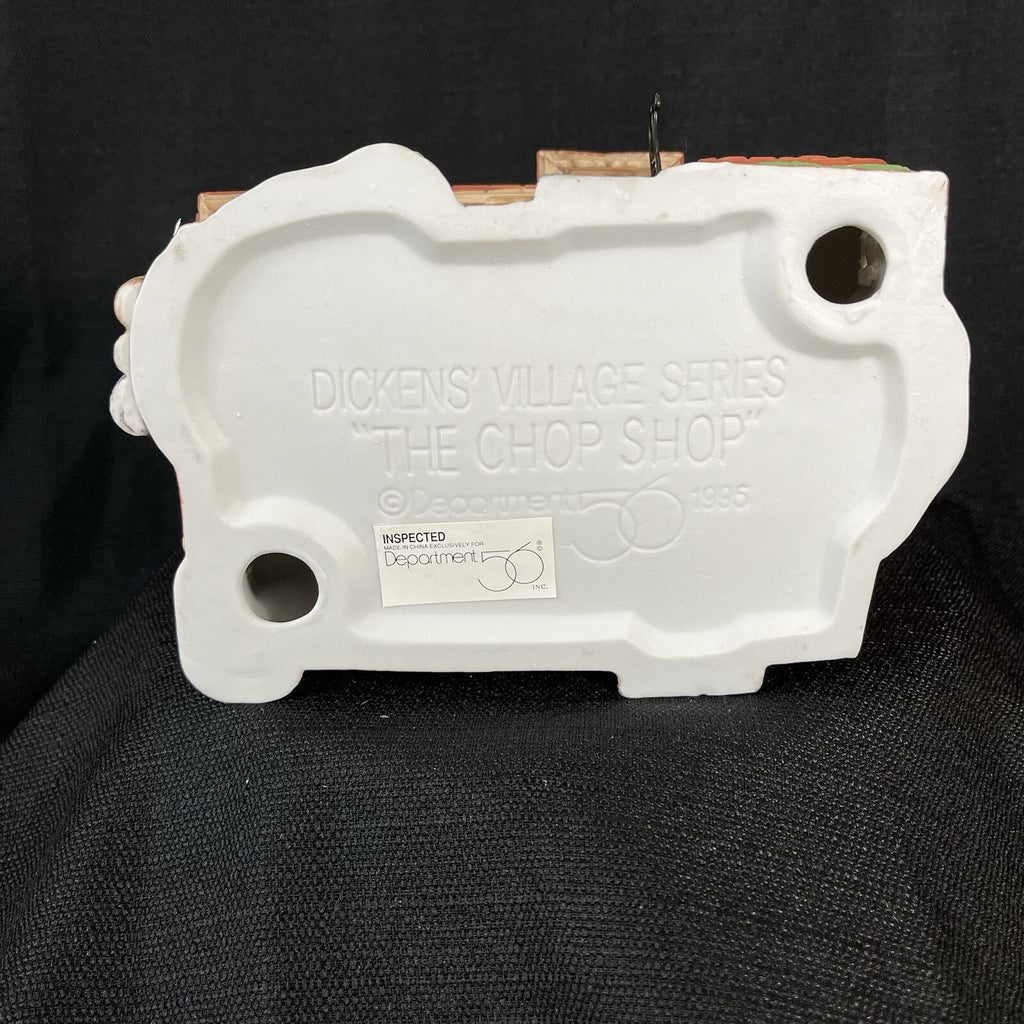 Department Dept 56 Snow Village The Chop Shop 58331 w Box