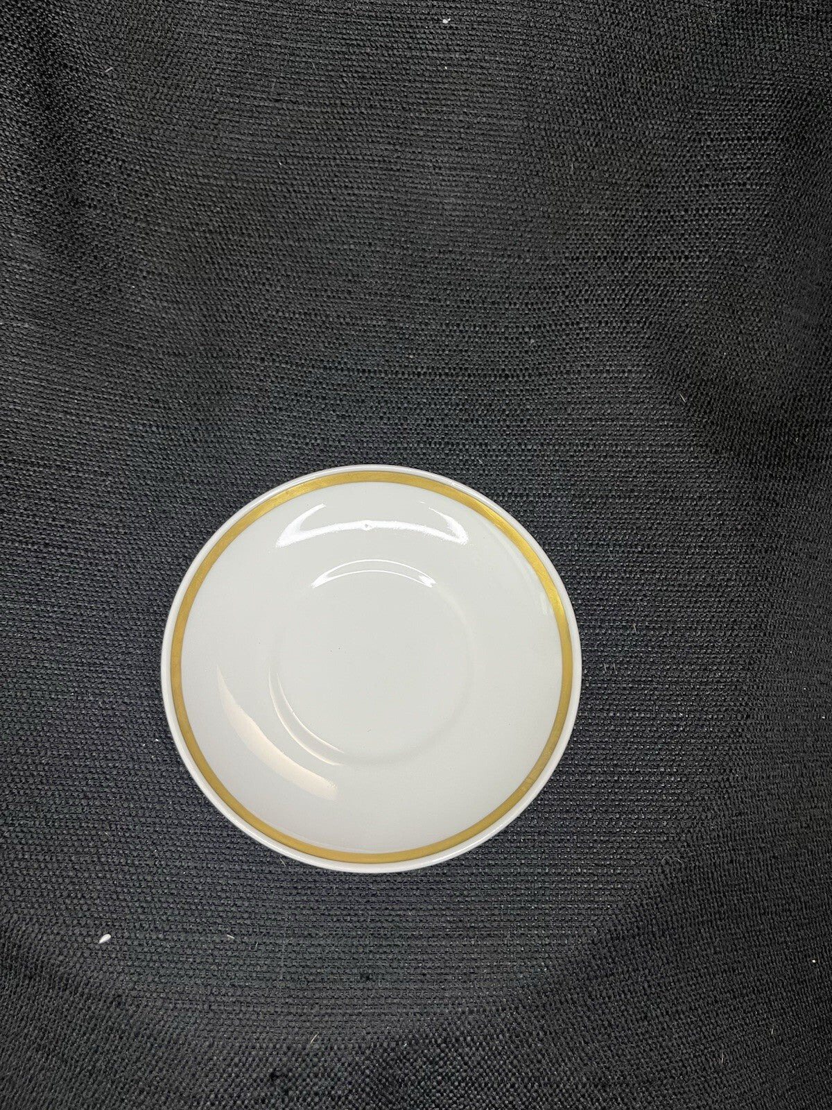 Vintage Real S Paulo Demitasse Saucers Brazil WHITE/SILVER