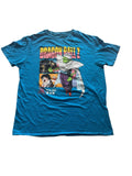 Dragon Ball Z T-Shirt Mens Large Blue Toei Animation Anime Tee Piccolo SS Crew
