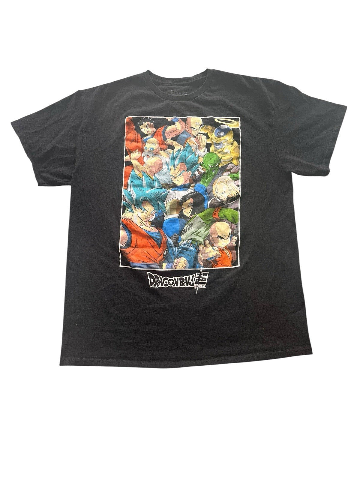 Dragon Ball Z Black T Shirt Slim Fit Mens Size LARGE  GUC