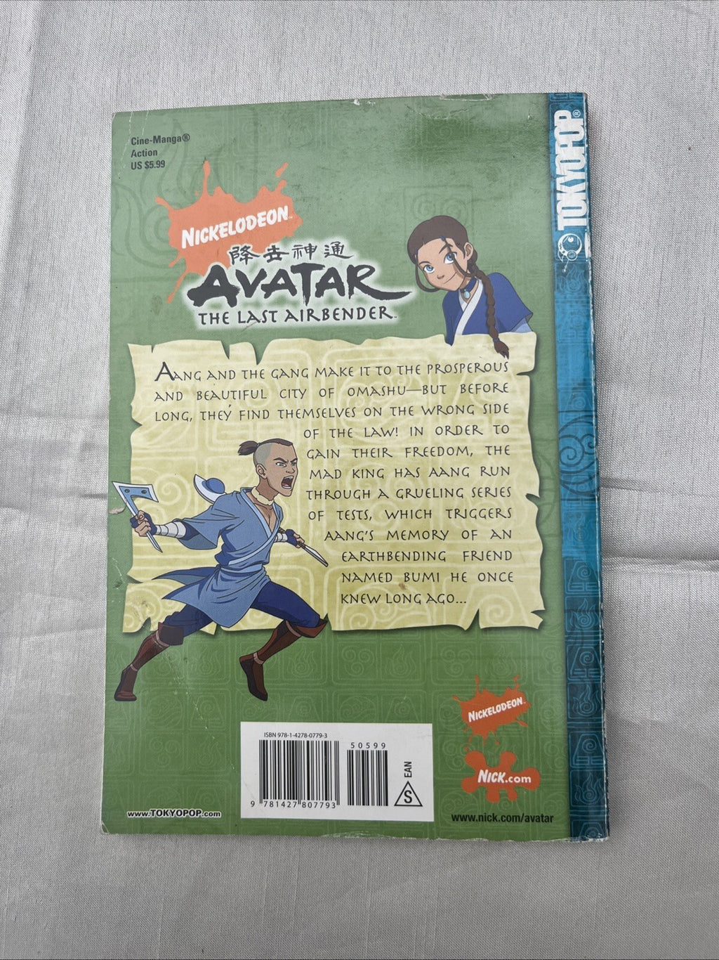 Avatar Airbender Tokyopop Cine-Manga Volume 5