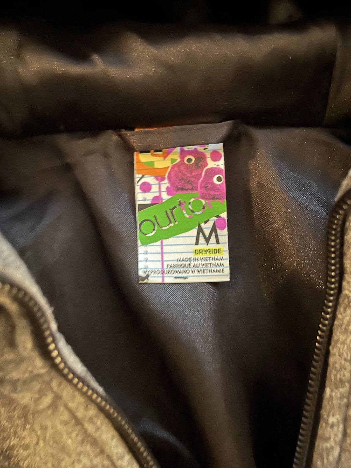 Burton Grey Dryride Snowboarding Hooded Thick Zip Up Vest Pockets