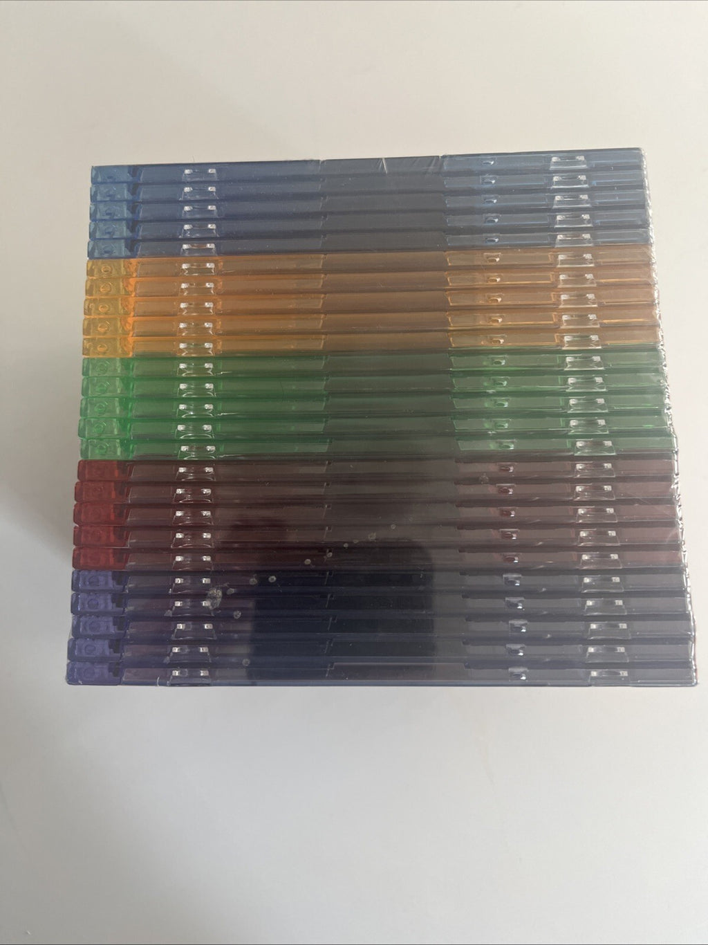 TDK 25 Pack Slim Color CD Cases To Organize Your Collection Sealed New