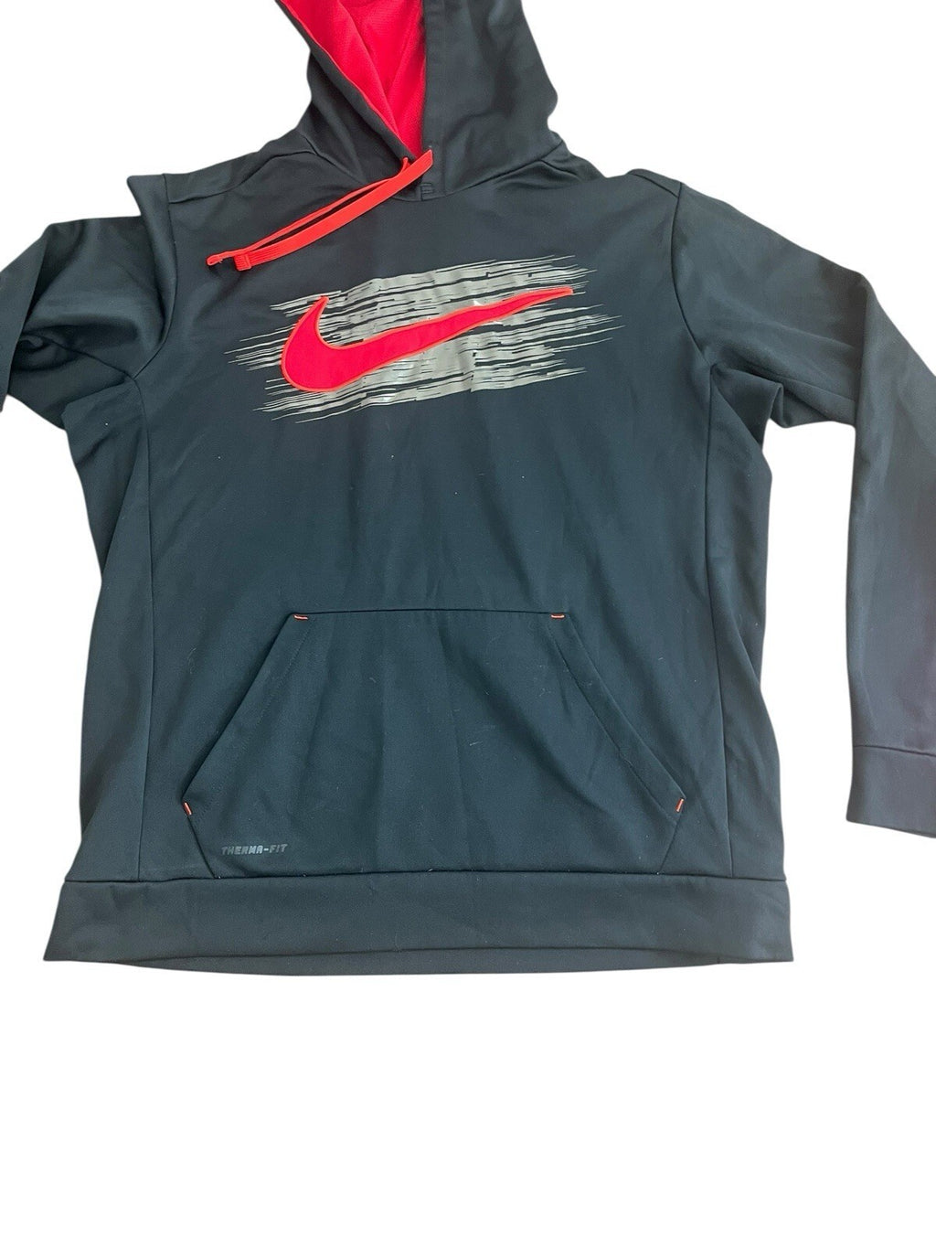 Nike Therma-Fit W/Big Red Swoosh Pullover Hoodie Men’s Size Large