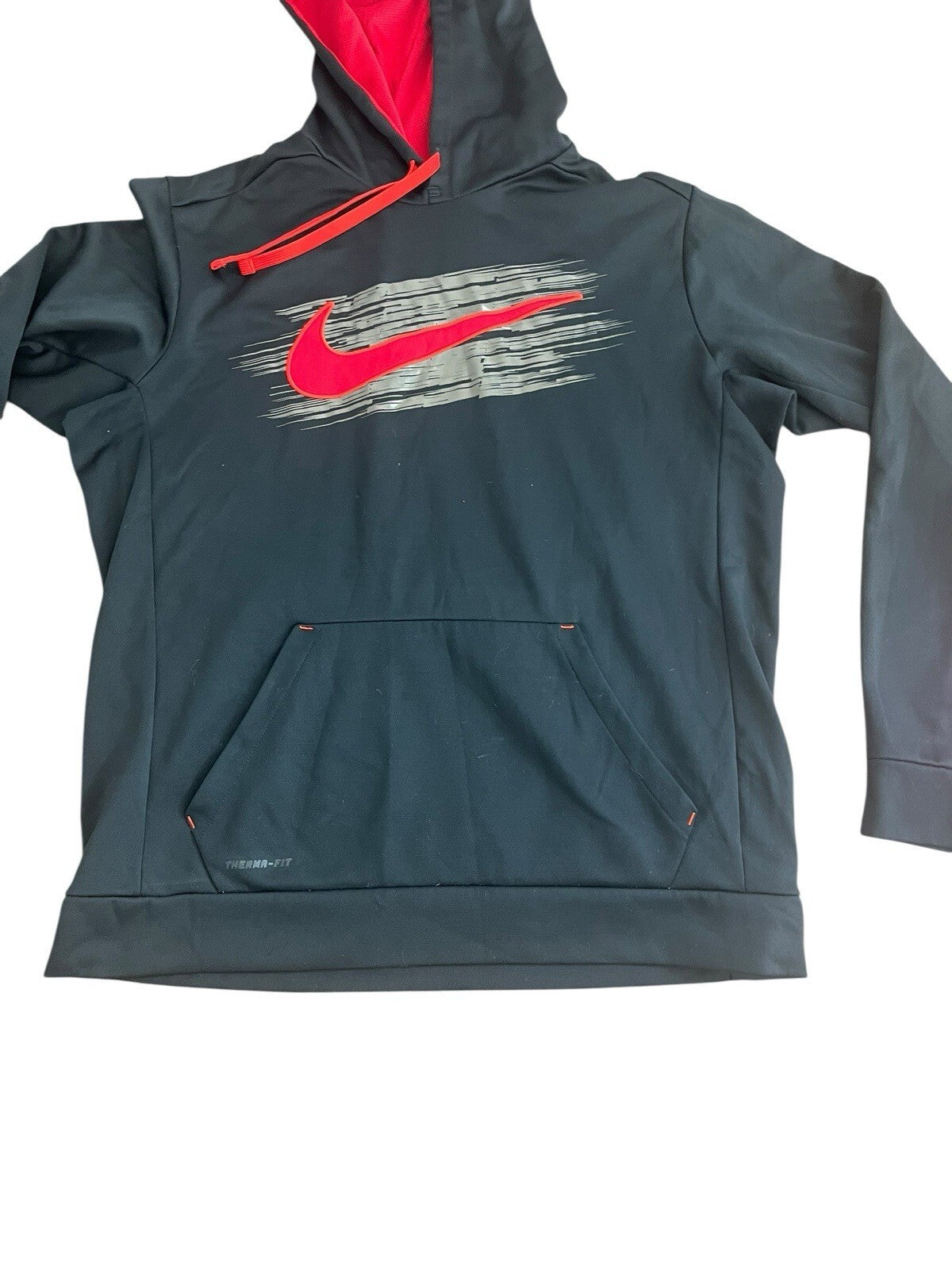 Nike Therma-Fit W/Big Red Swoosh Pullover Hoodie Men’s Size Large