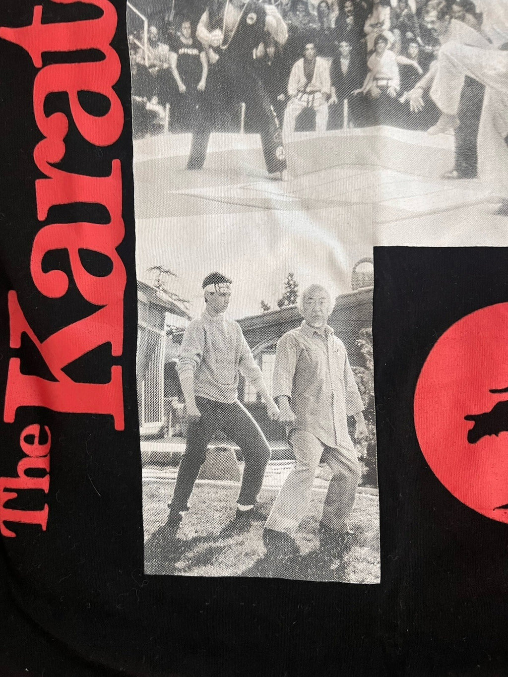 Chemistry The Karate Kid Movie Graphic Tee Black Long Sleeve T-Shirt Men's XL