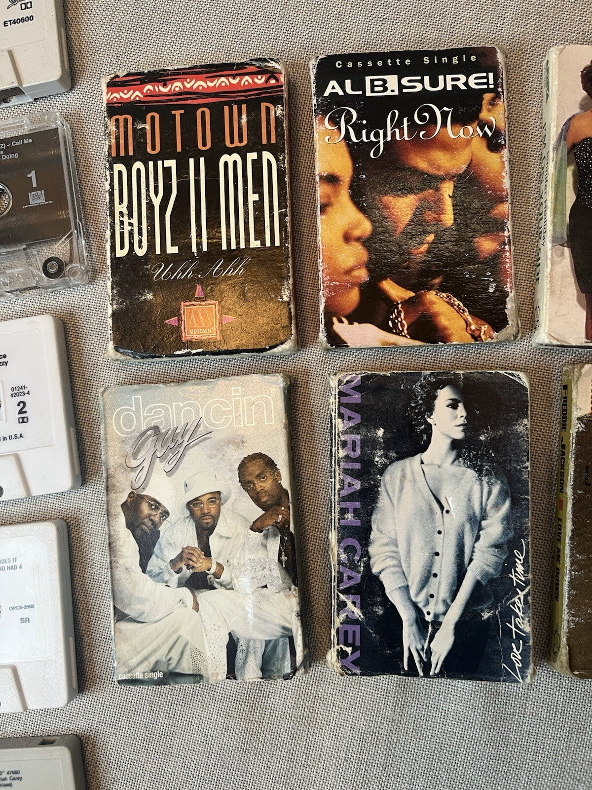 collection of audio cassette tapes from the 1980s and 1990. Mostly Singles