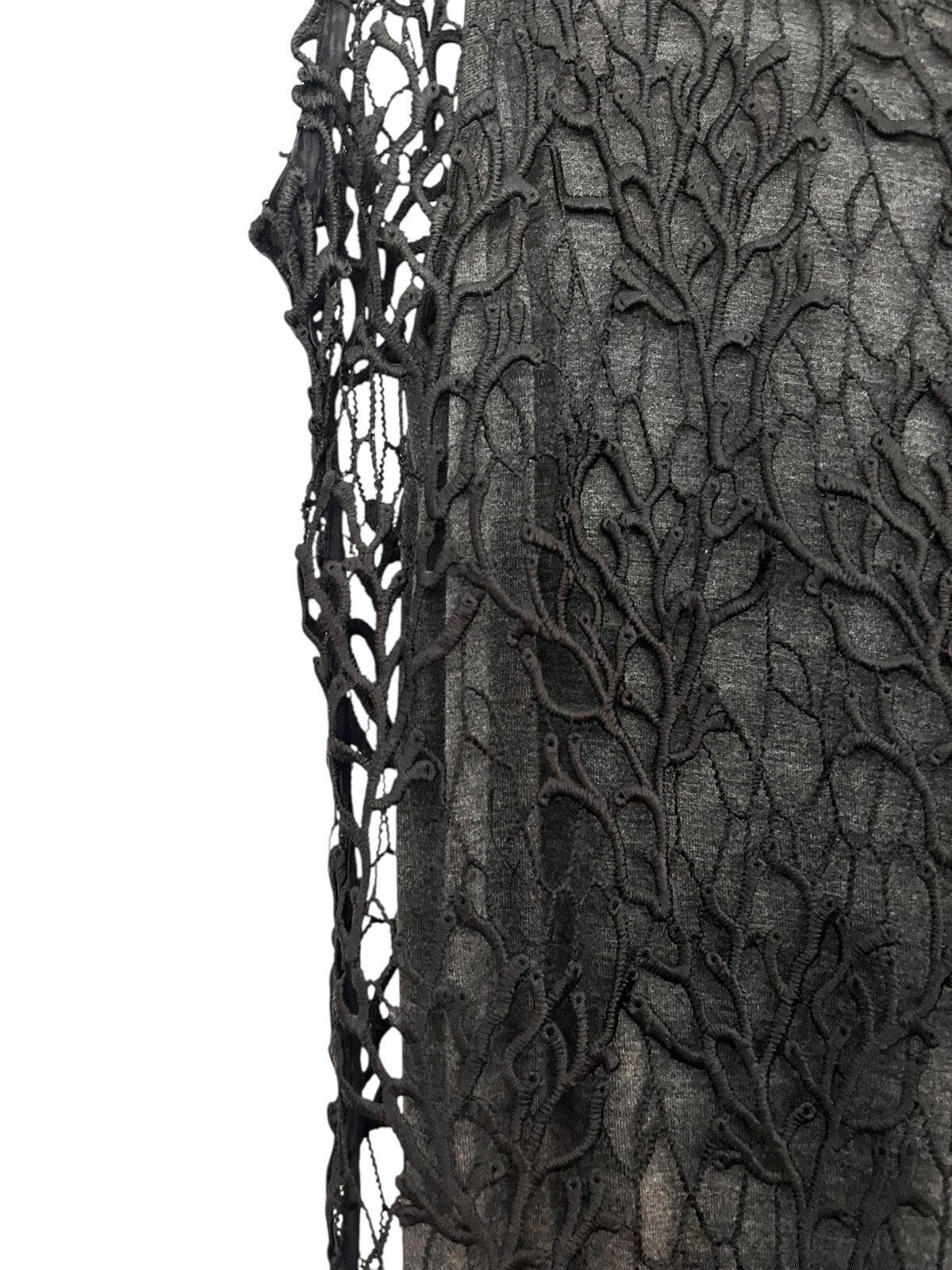 HD in Paris Anthropologie Black Sleeveless Lace Shift Mini Dress Size 12