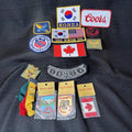 Assorted Patch Collection . Iron On And Sew On