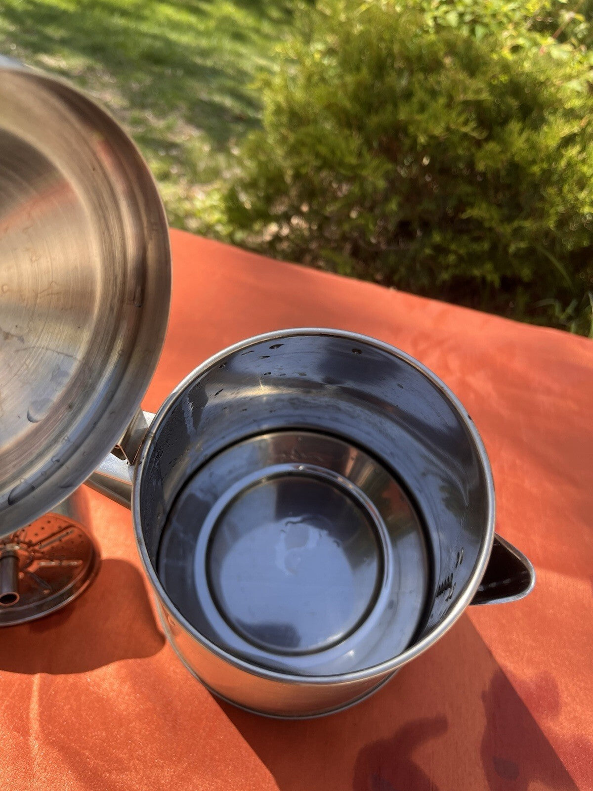 COFFEE POT PERCOLATOR 2-8 CUPS ALUMINIUM STOVE TOP CAMP COFFEE POT