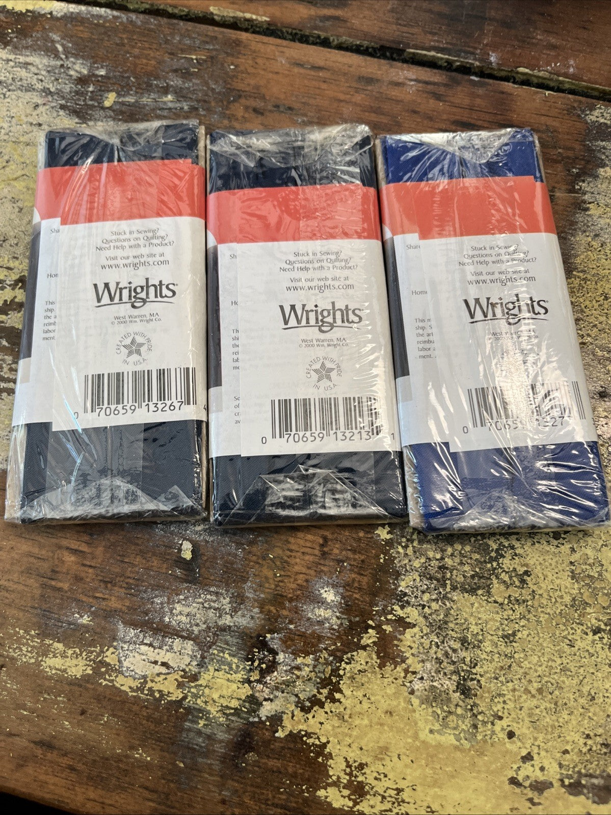 WRIGHTS WRI117-202.78 WRI117-202 78 BIAS TAPE WIDE SINGLE FOLD 3YD YALE