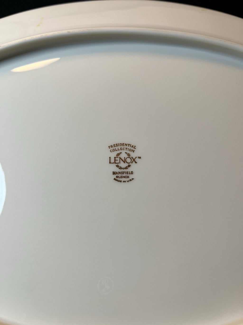 Presidential Collection Lenox Mansfield Oval Plater Serving Dish
