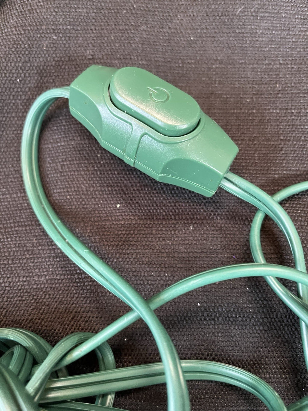Lighted Foot Switch Extension Cord 12 ft 3 Outlets. Great For Xmas Village
