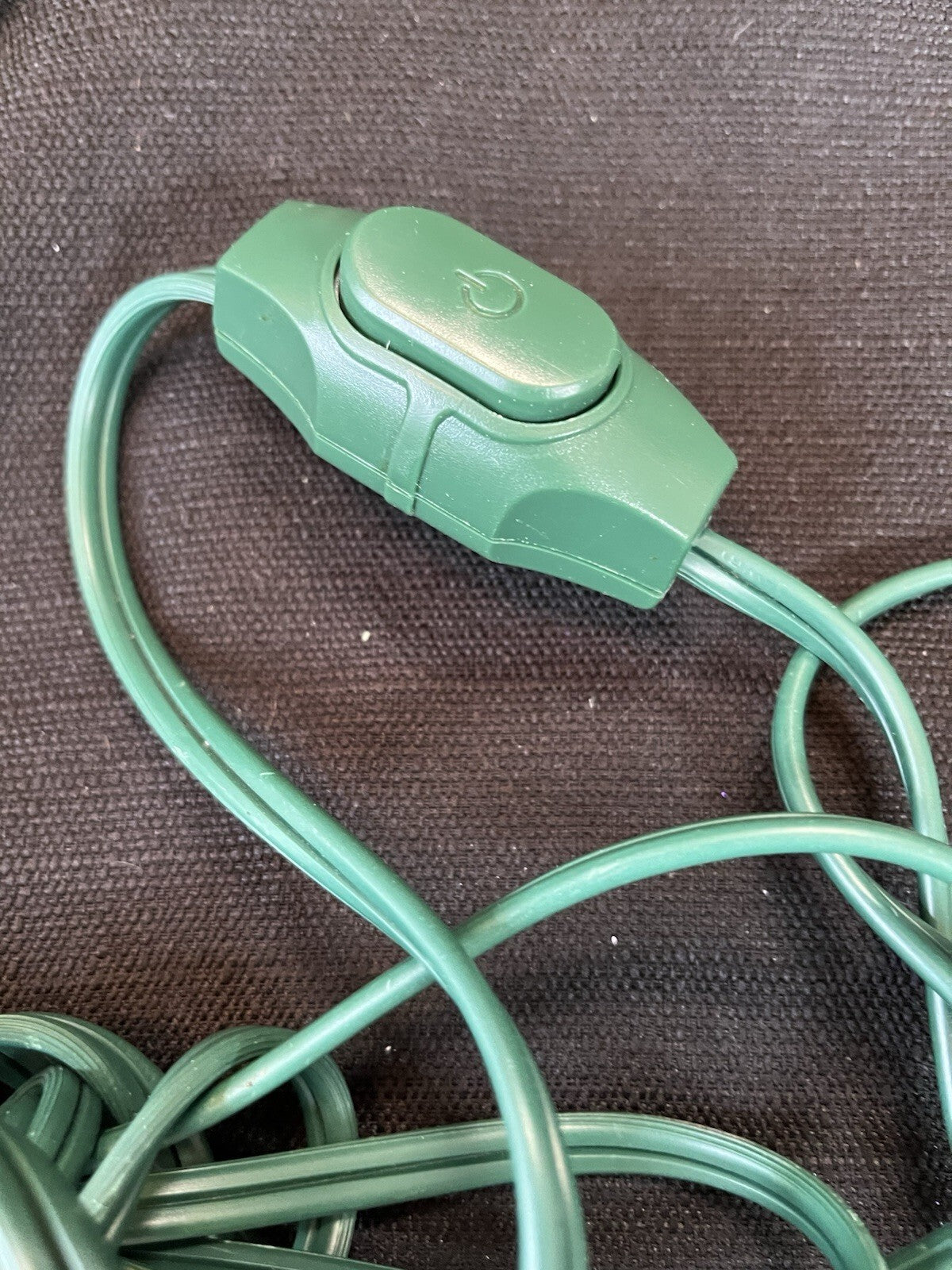 Lighted Foot Switch Extension Cord 12 ft 3 Outlets. Great For Xmas Village