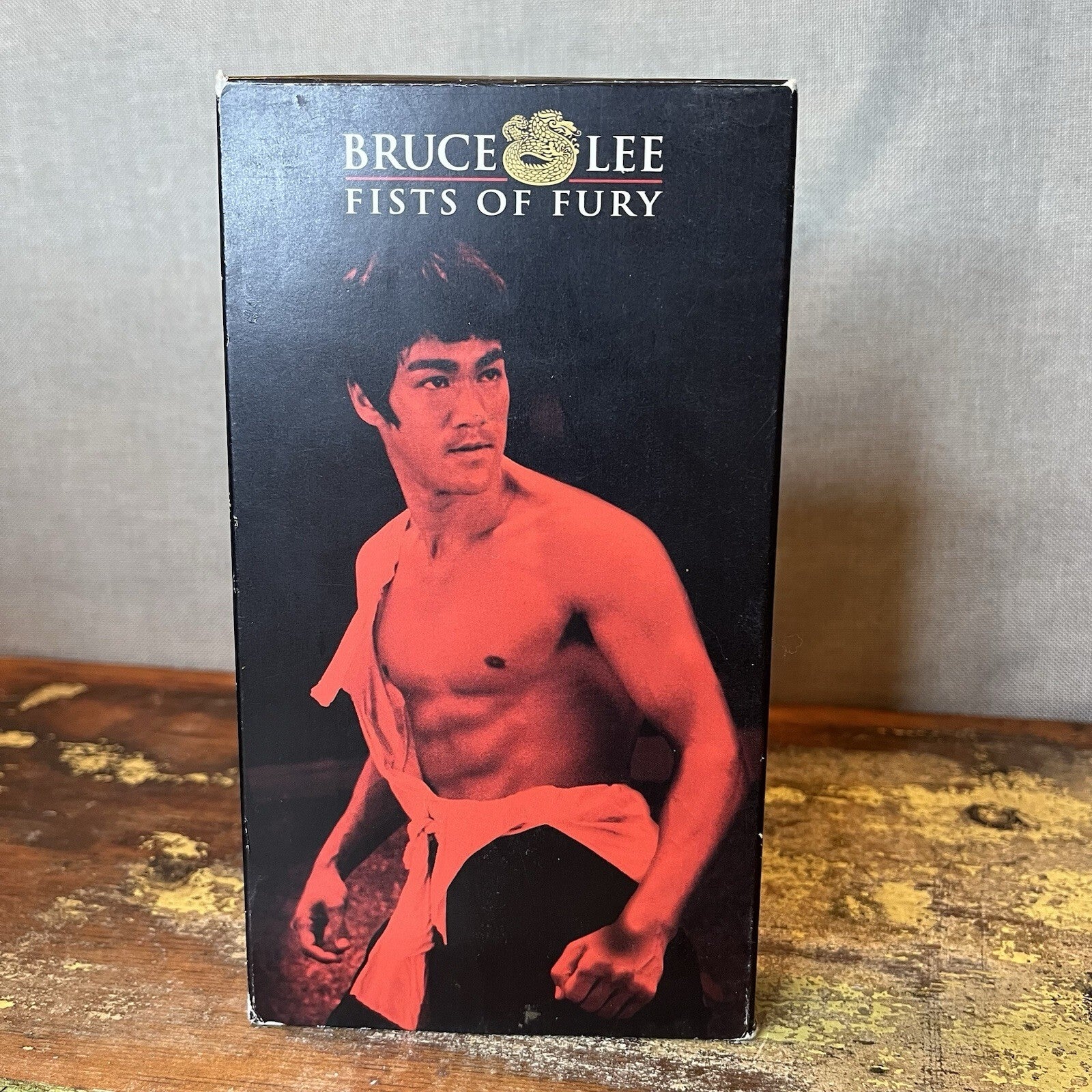VHS collection of Bruce Lee videos. Package is not in perfect condition.