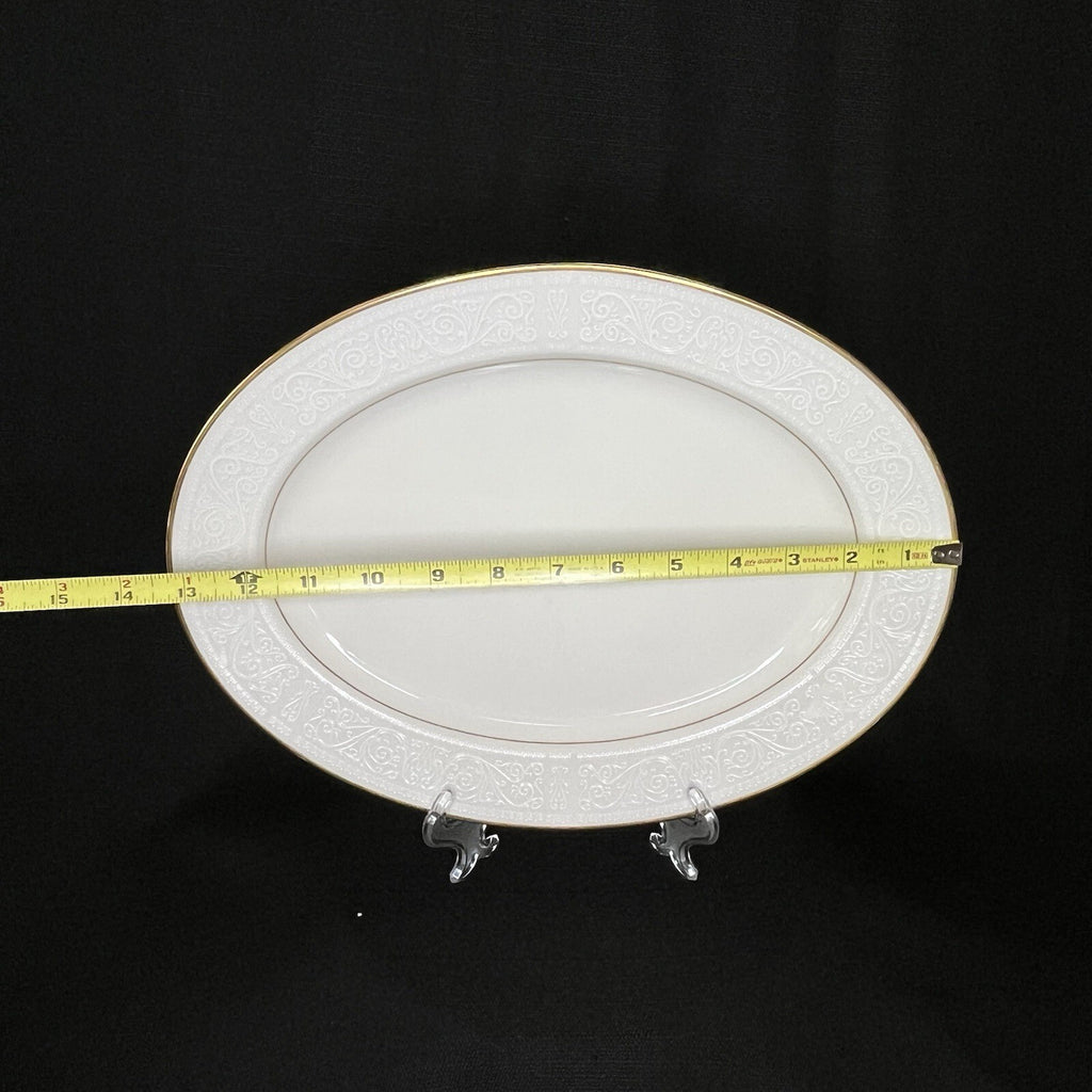Noritake Tulane 13.5" Oval Serving Platter (pattern #7562).