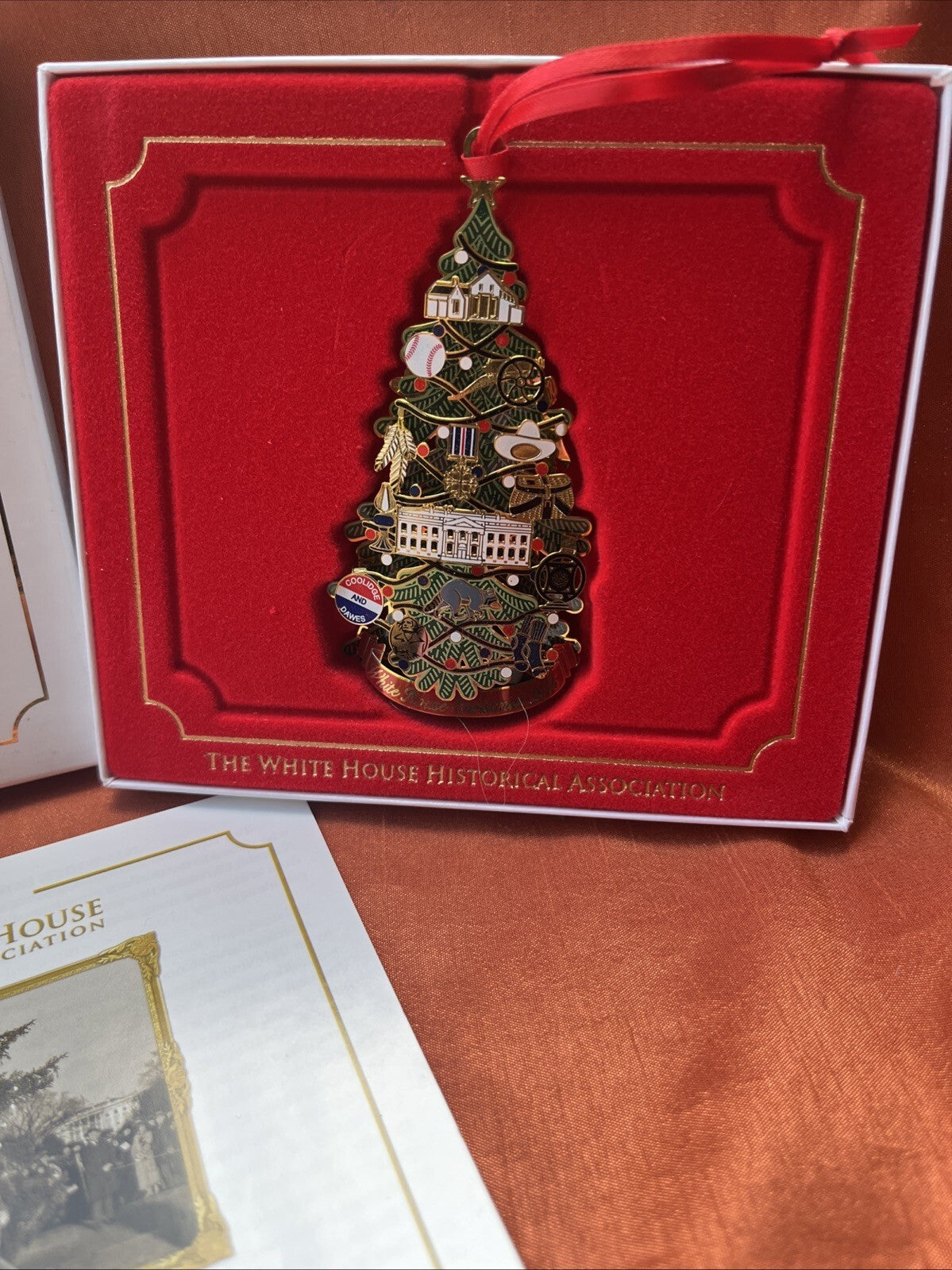 White House Christmas Ornament Historical Association 2015 Christmas Tree In Box
