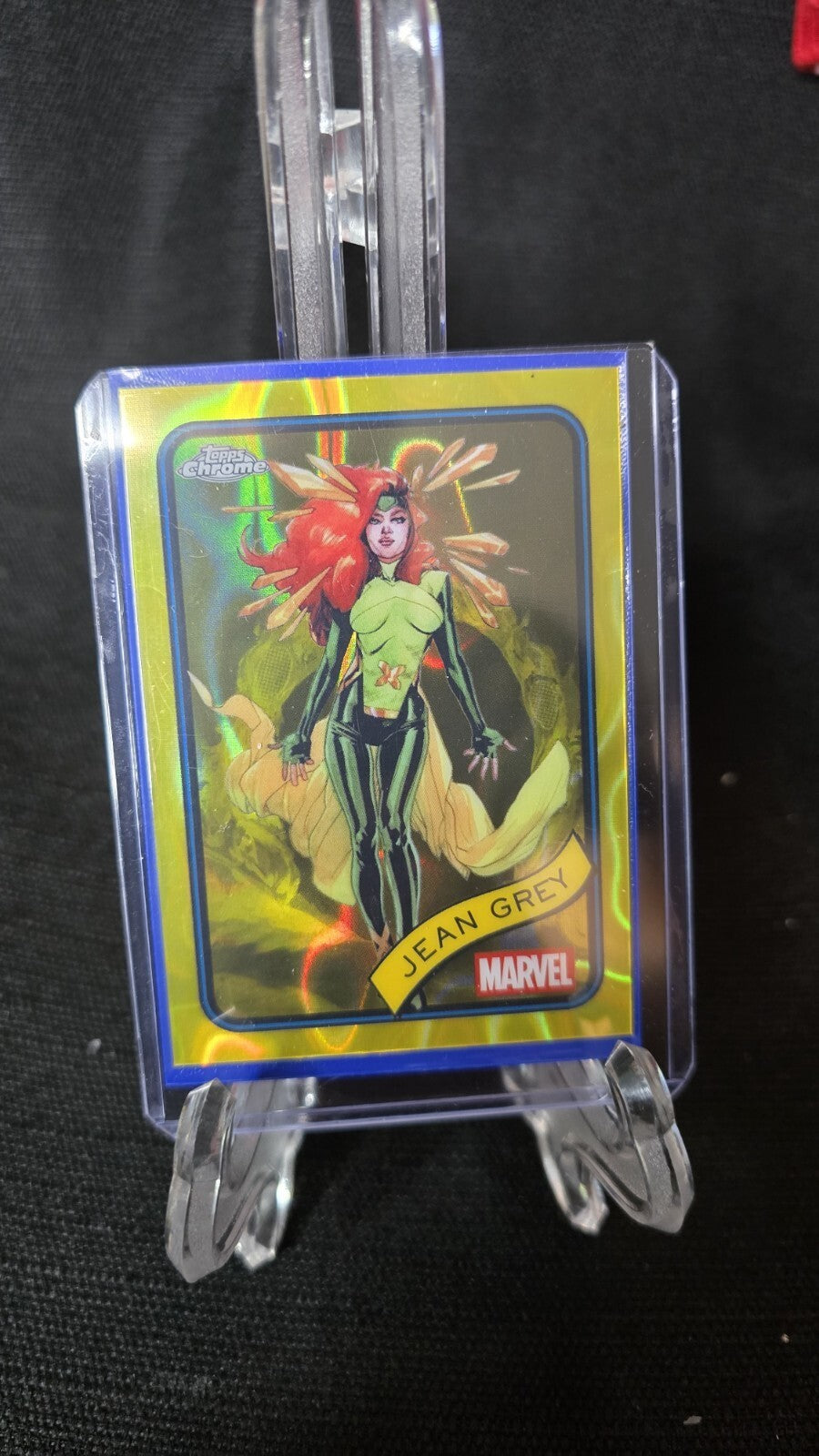 2025 Topps Chrome Marvel - Jean Grey Yellow Lava Refractor #94
